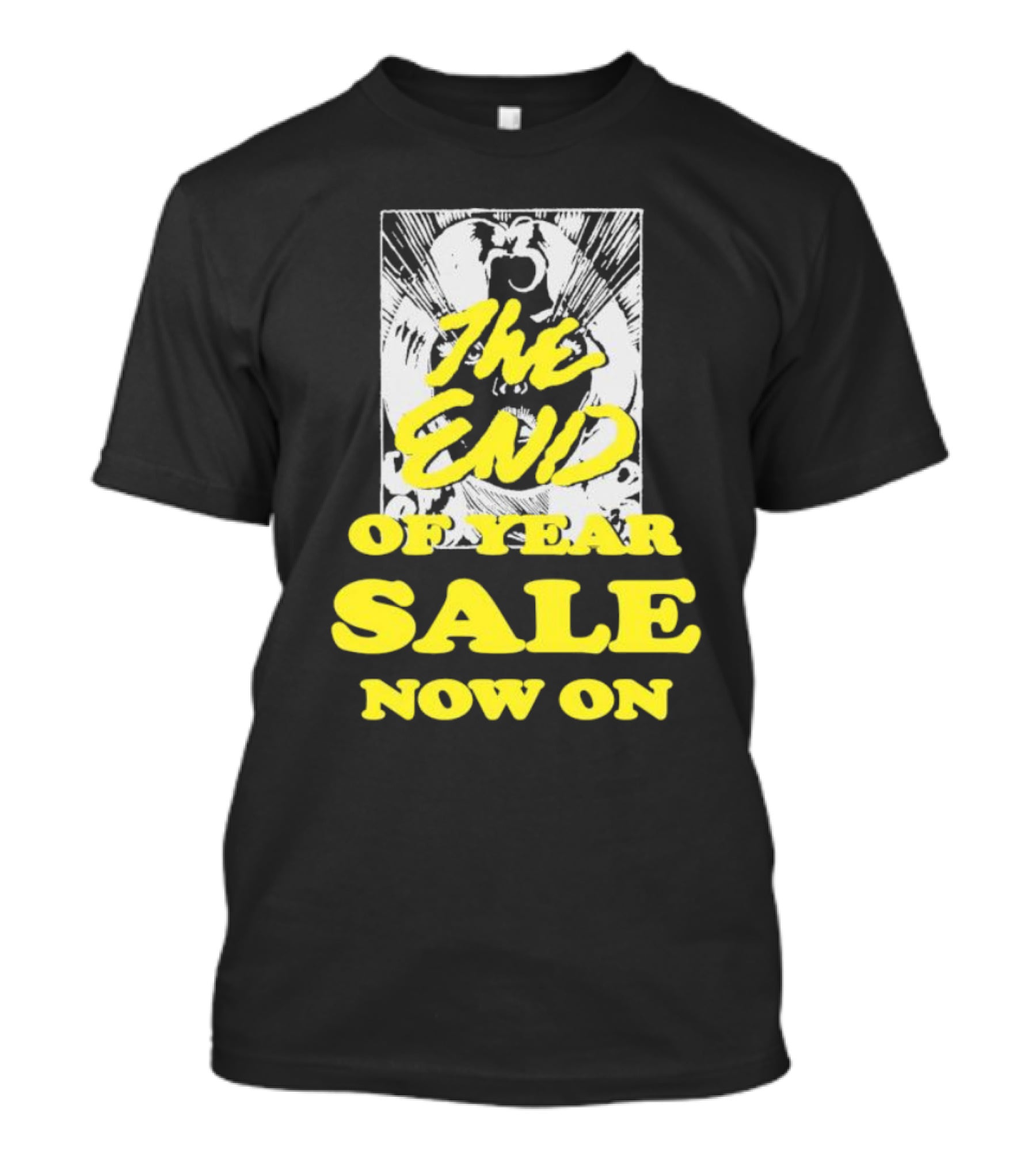 The End Of Year Sale Now On Comic Style Pop Art Explosion T-Shirt