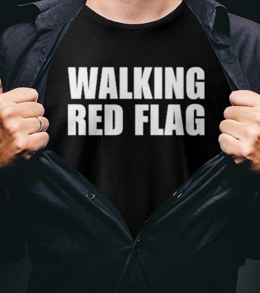 Vibe2k Walking Red Flag T-Shirt