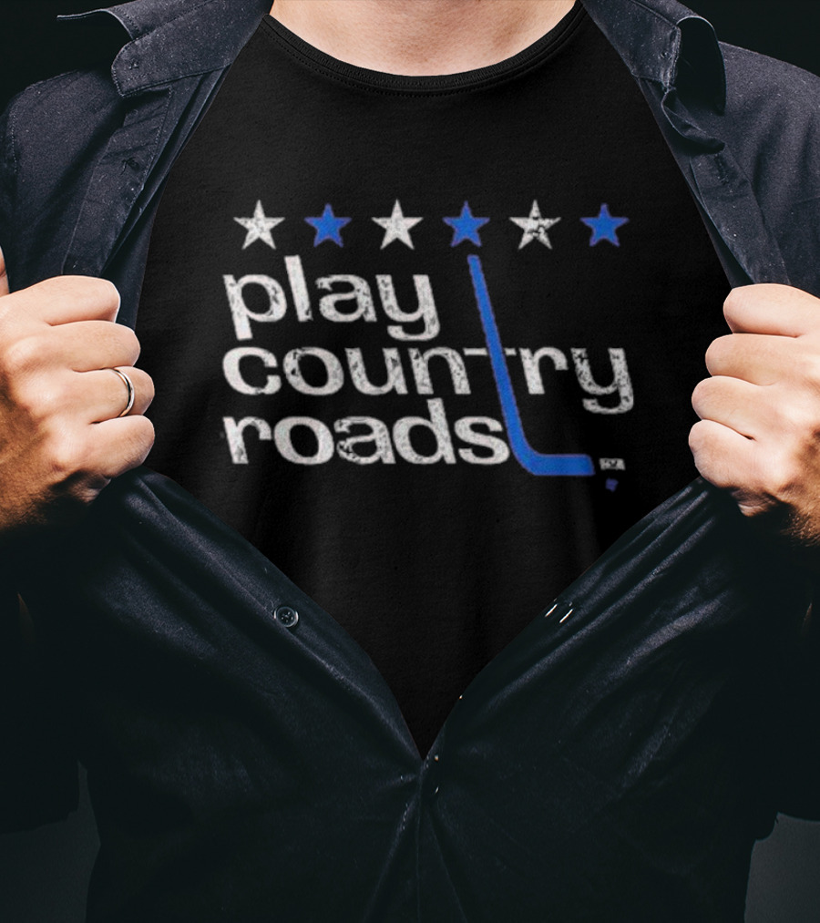 Washington Hockey Stars Play Country Roads T-Shirt