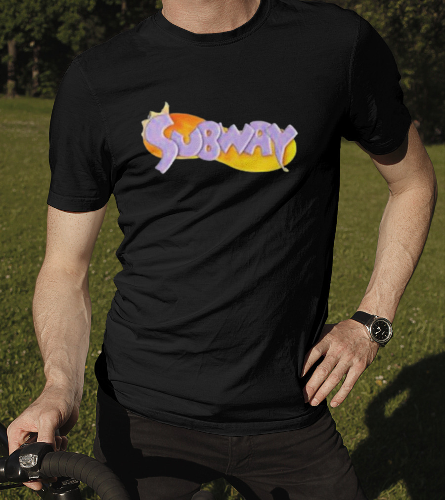 Weaponsofmassdestruction Spyro-Style Subway Logo Dragon Sandwich T-Shirt