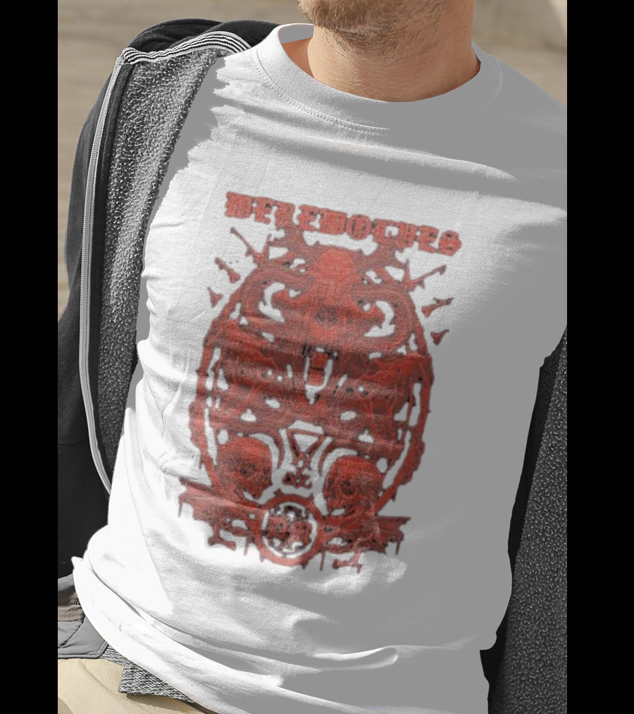Werewolves Their Own Blood Gothic Skull And Bat T-Shirt