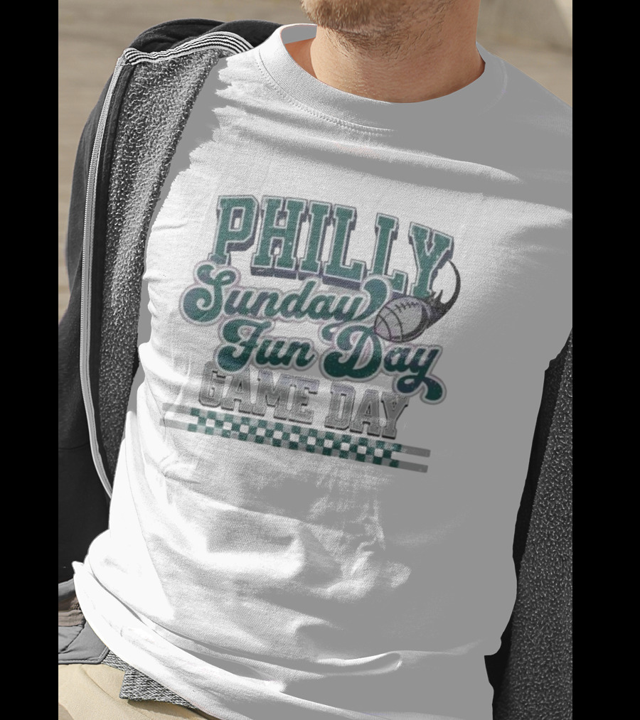 Philadelphia Eagles Philly Sunday Fun Day Game Day Football T-Shirt