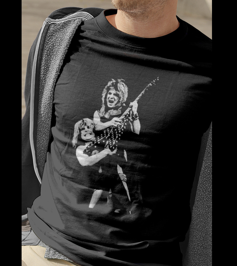 Ozzy Osbourne Randy Rhoads Live Performance Vintage Rock Legends T-Shirt