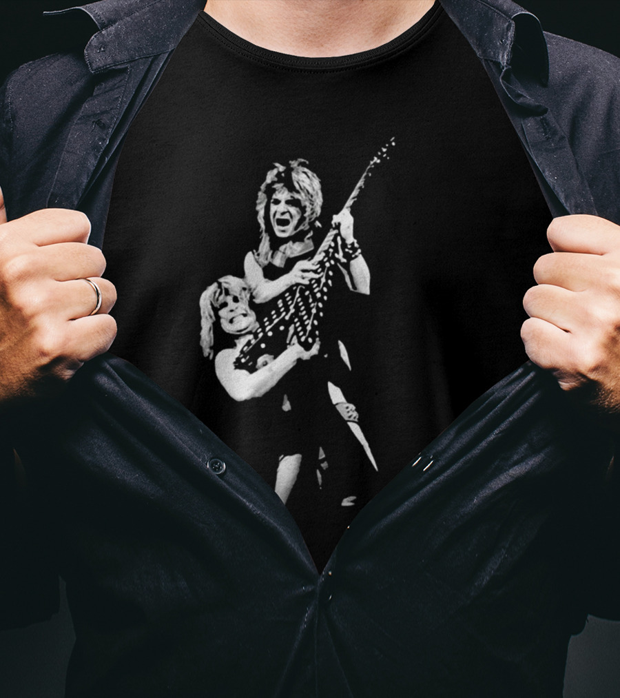 Ozzy Osbourne Randy Rhoads Live Performance Vintage Rock Legends T-Shirt