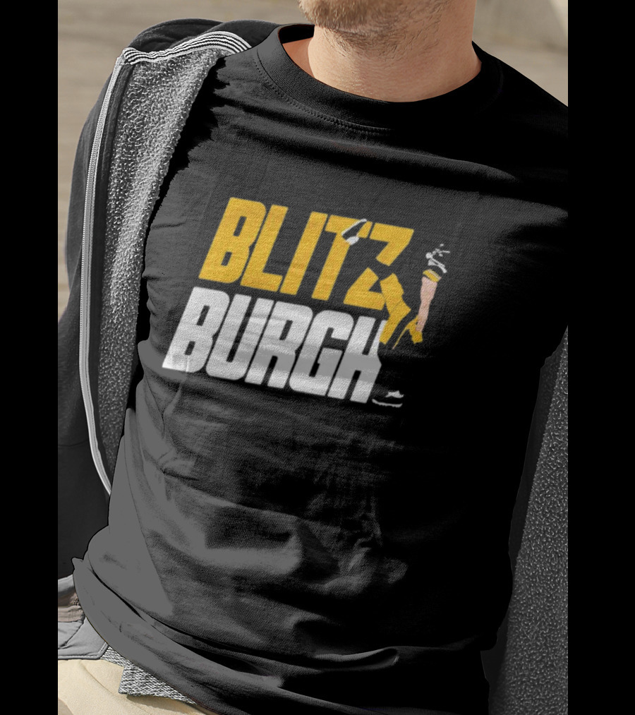 Pittsburgh Steelers Blitzburgh Kicking Action T-Shirt