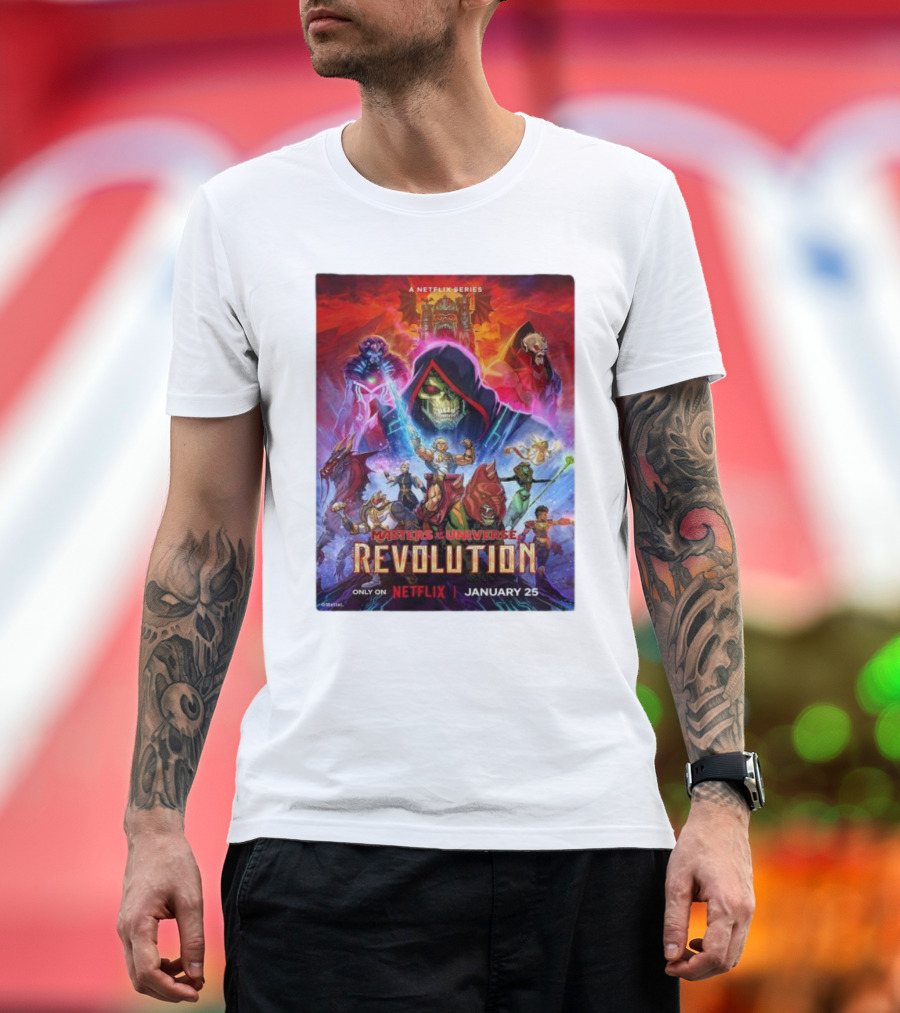 Masters of the Universe Revolution A Netflix Series Premiering January 25 T-Shirt