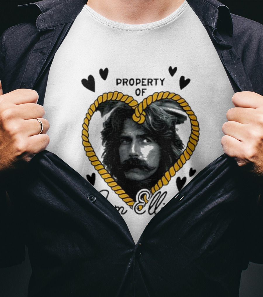 Property Of Sam Elliott Heart Rope T-Shirt