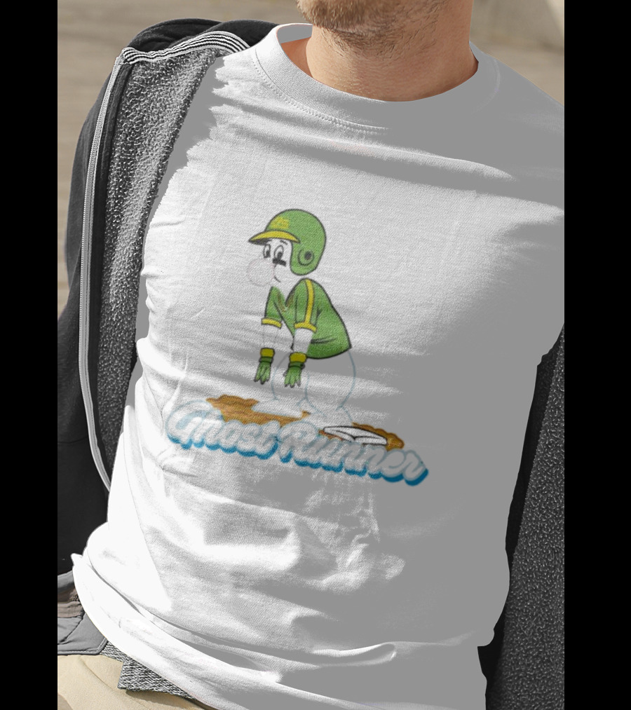 S7s Ghost Runner Baseball Player Bubblegum T-Shirt