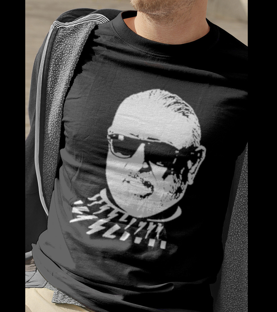 Serghei Mizil Iconic Graphic Black Sunglasses T-Shirt