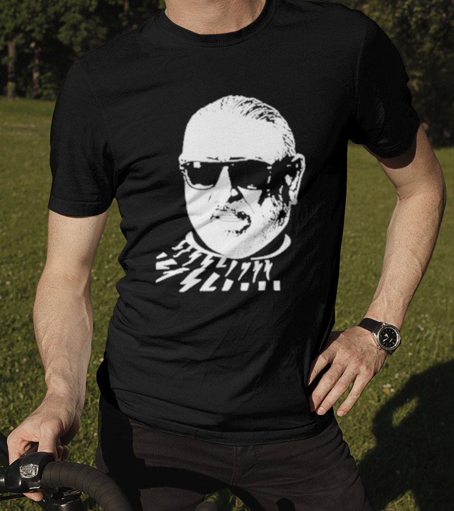 Serghei Mizil Iconic Graphic Black Sunglasses T-Shirt