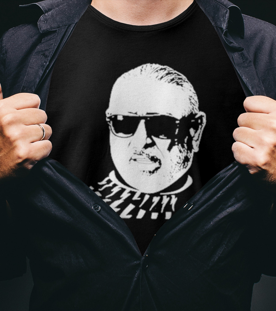 Serghei Mizil Iconic Graphic Black Sunglasses T-Shirt