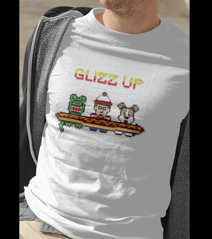 Sir Yacht Glizz Up Pixel Art Boat Adventure T-Shirt