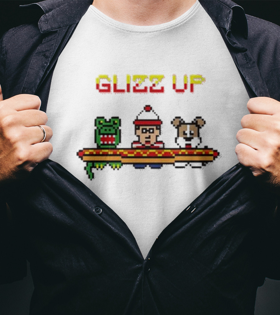 Sir Yacht Glizz Up Pixel Art Boat Adventure T-Shirt