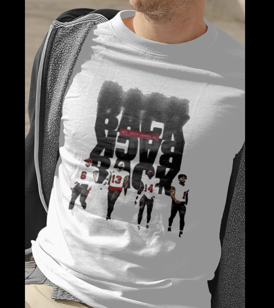 Tampa Bay Buccaneers Back To Back To Back NFC South Champs 3x Players T-Shirt