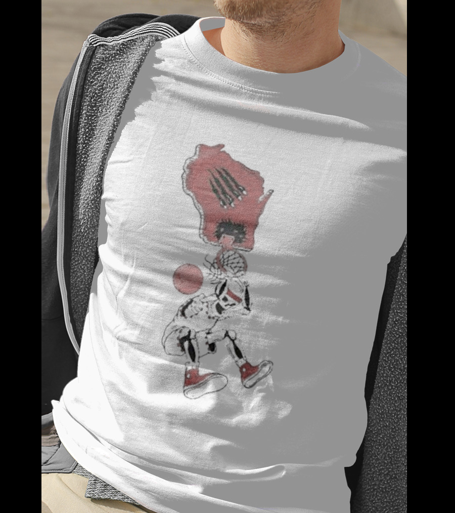 W Skeleton Dunk Wisconsin T-Shirt