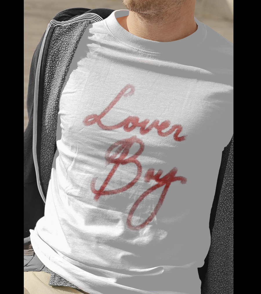 Lover Boy Red Script T-Shirt