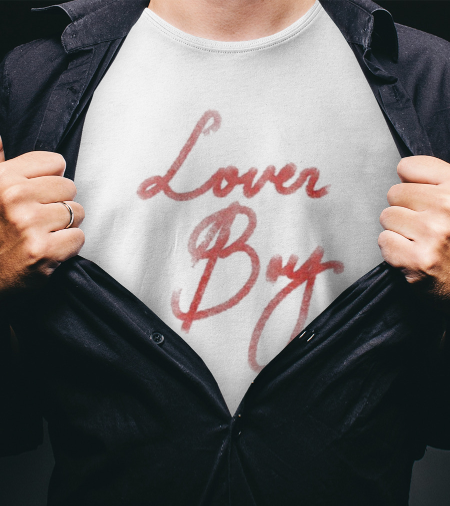 Lover Boy Red Script T-Shirt