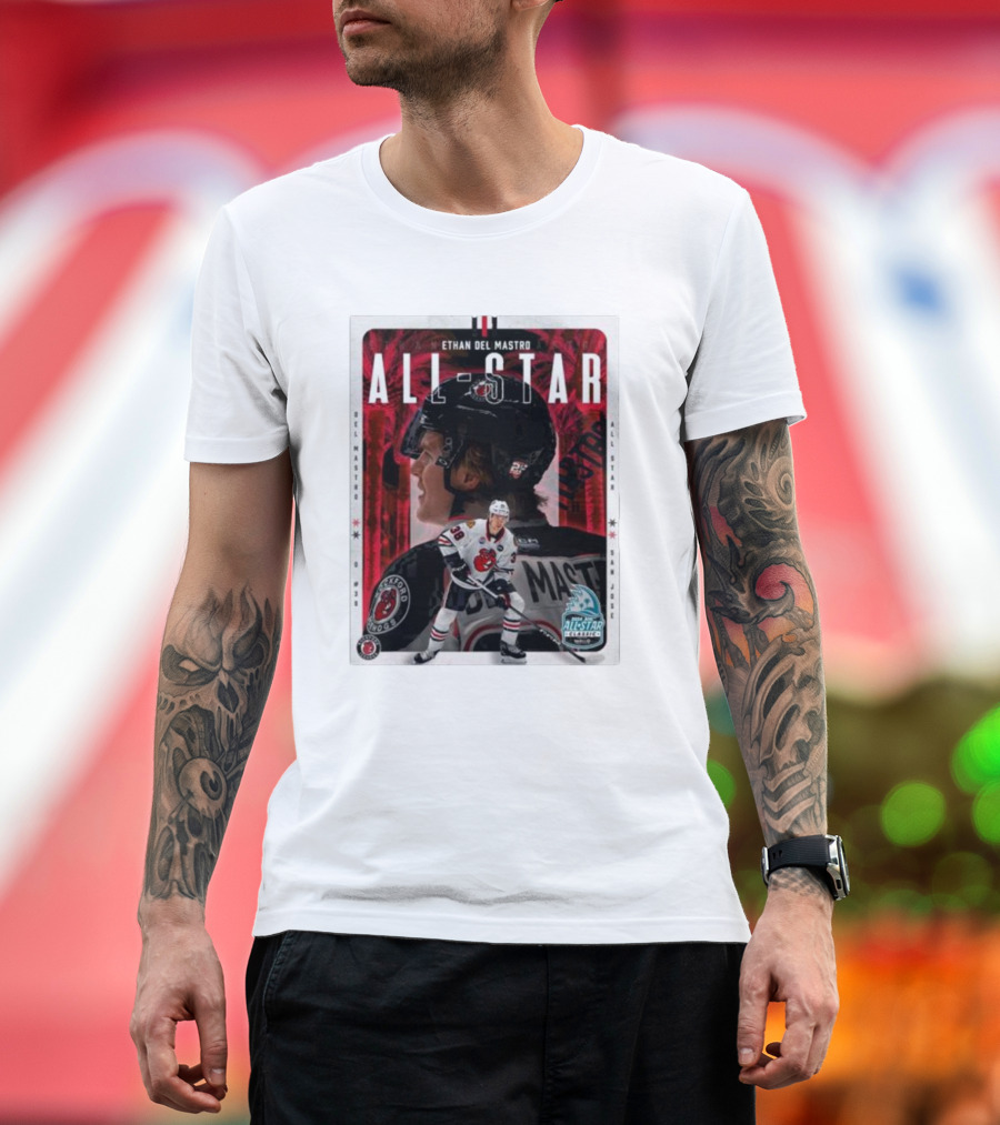 Ethan Del Mastro NHL All Star Rockford IceHogs T-Shirt