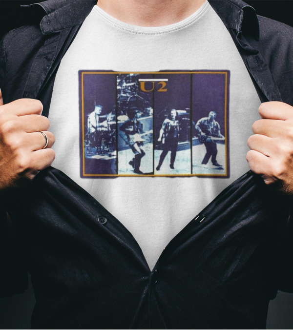 U2 The Joshua Tree Tour 1987 Band Performance T-Shirt