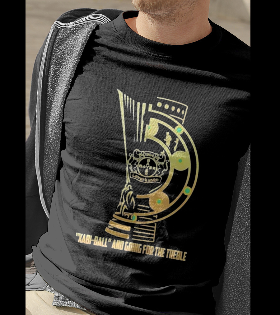 Bayer Leverkusen 1904 Xabi-Ball And Going For The Treble T-Shirt