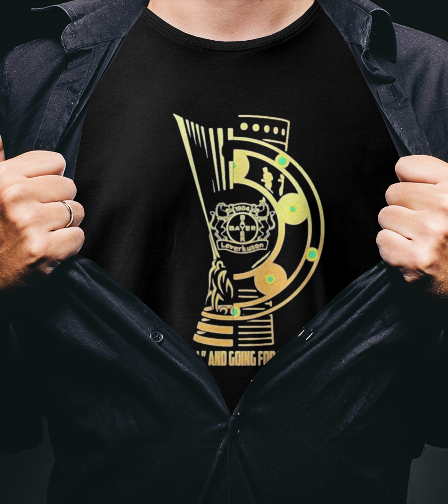 Bayer Leverkusen 1904 Xabi-Ball And Going For The Treble T-Shirt