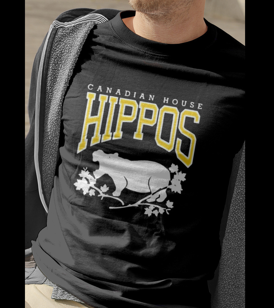 Canadian House Hippos Maple Leaf T-Shirt