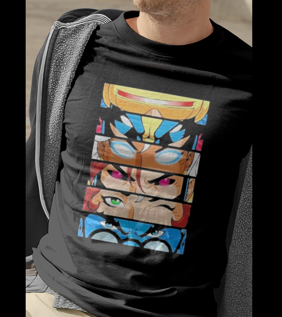 Jax Briggs X-Men97 Cyclops Wolverine Storm Jean Grey Beast Eyes T-Shirt