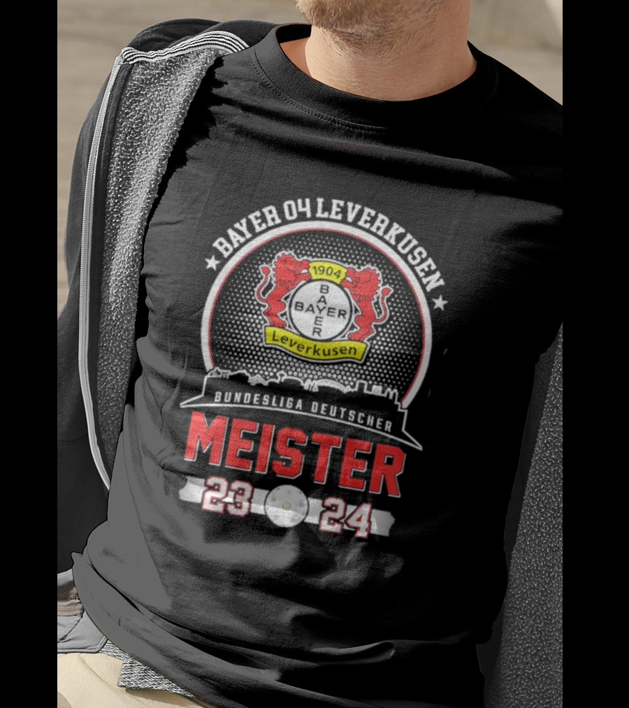 Bayer 04 Leverkusen 1904 Bundesliga Deutscher Meister 23 24 T-Shirt