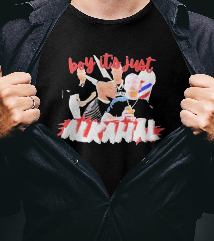 Boy It’s Just Alkahal Barber Shop Scene T-Shirt