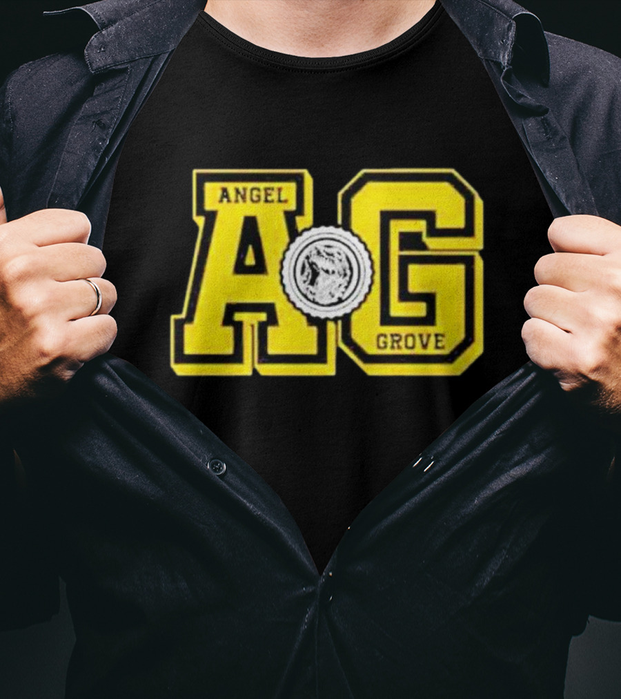 Angel Grove AG Power Rangers Emblem T-Shirt