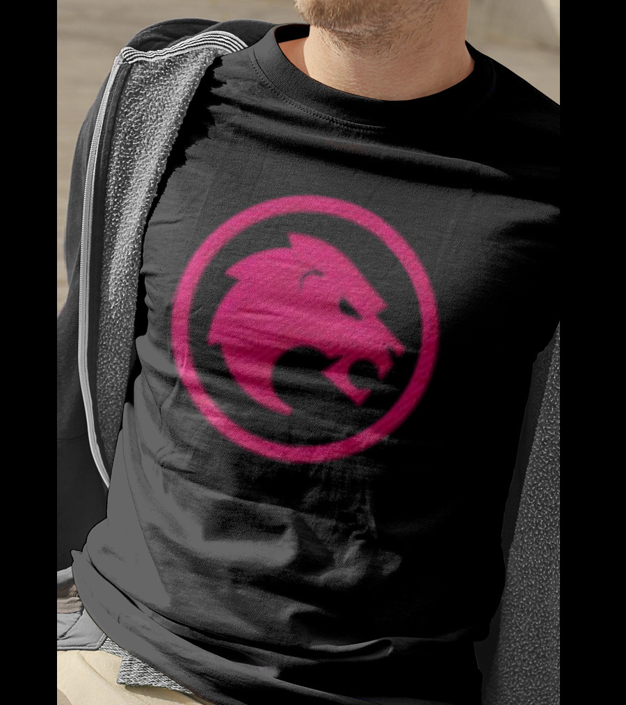 Jon Rahm Sponsor Legion XIII Pink Lion Emblem T-Shirt