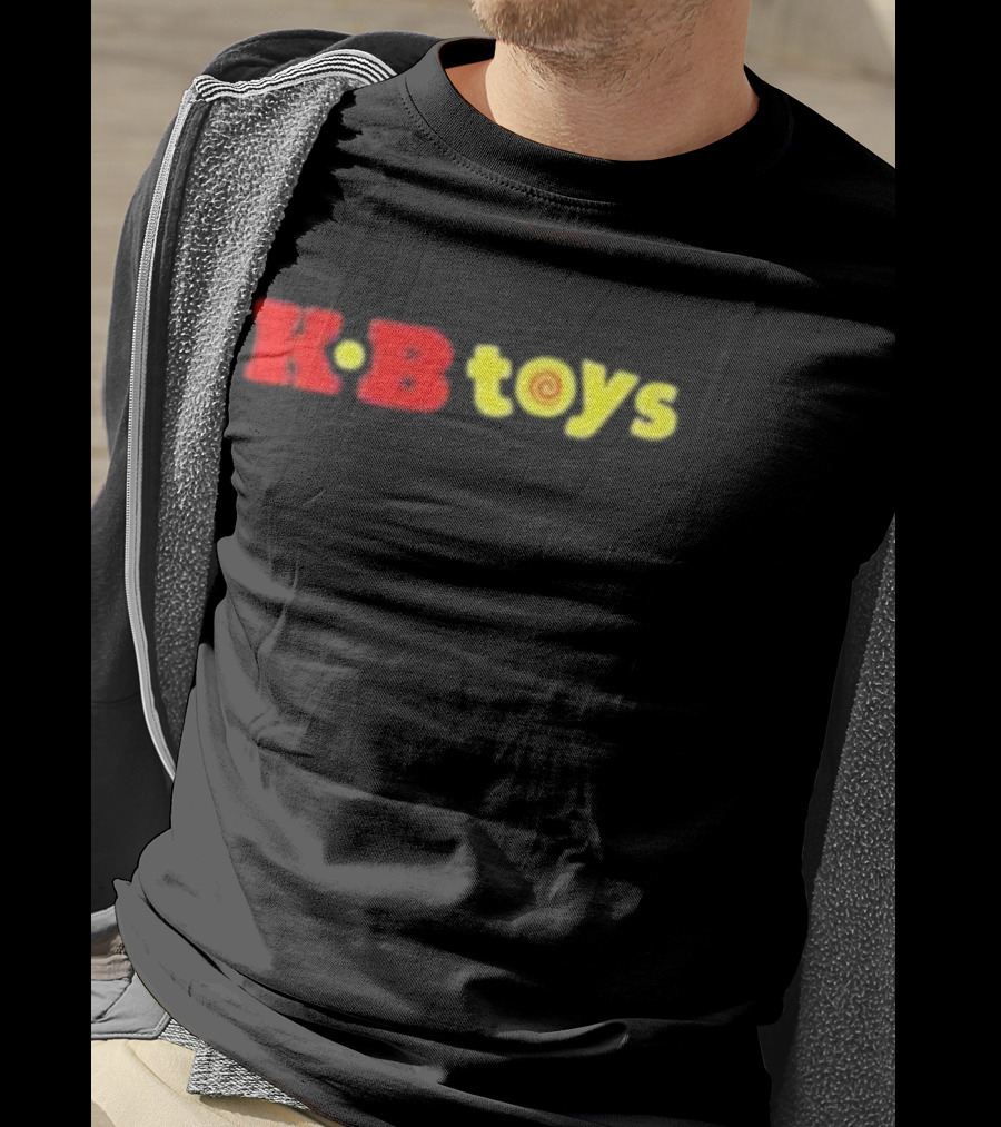 KB Toys Red Yellow Spiral T-Shirt