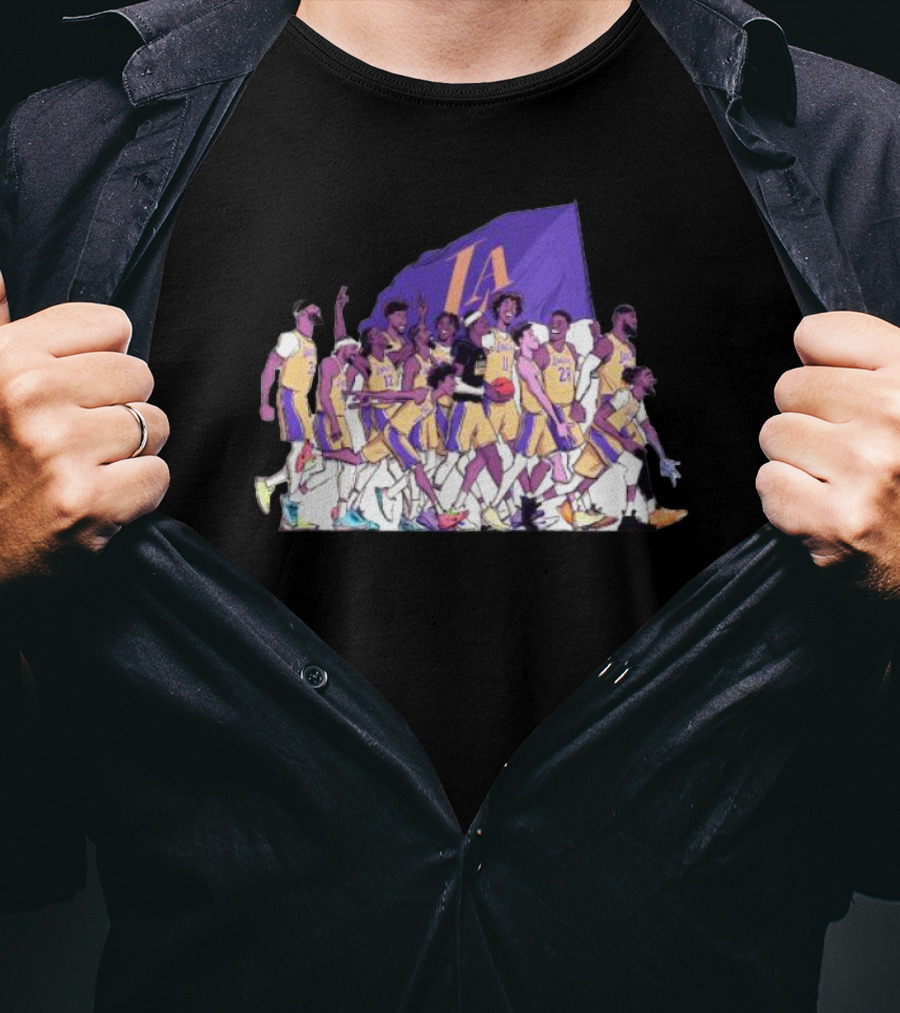 Let’s Go Lakers Lockstep LA Team Spirit T-Shirt
