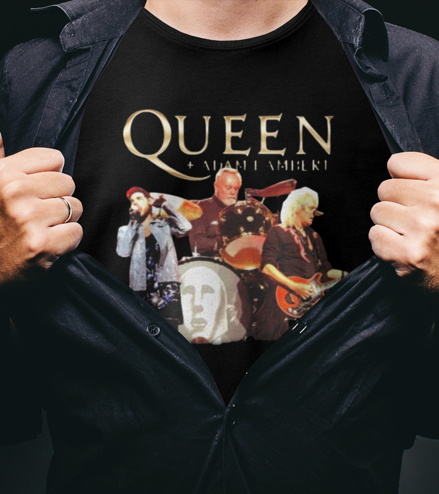 Queen + Adam Lambert Live Performance Collaboration T-Shirt