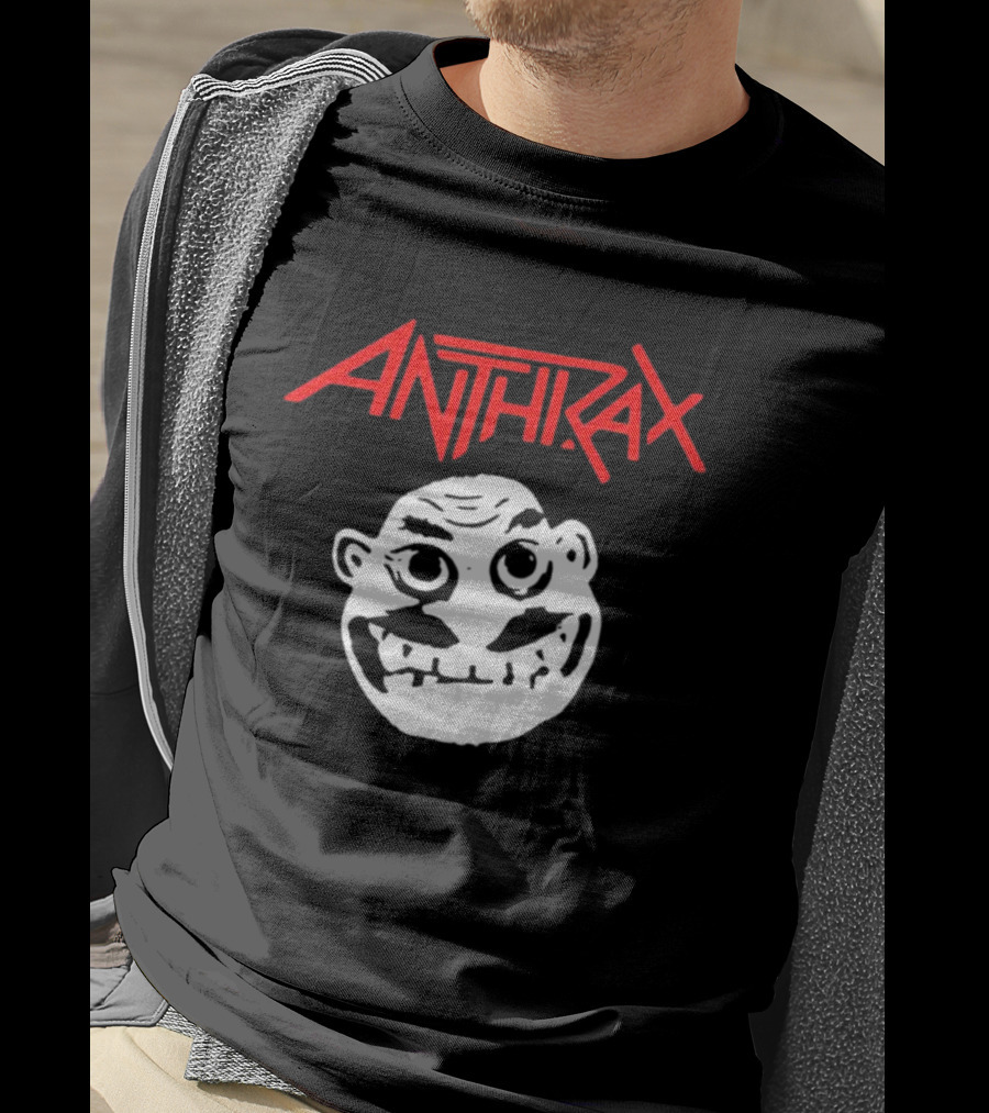 Rare Anthrax Angry Face T-Shirt