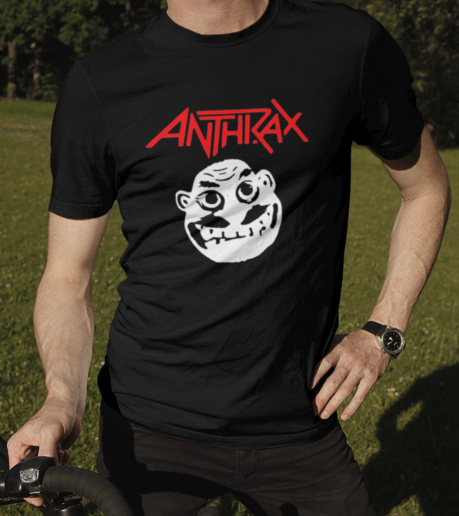 Rare Anthrax Angry Face T-Shirt