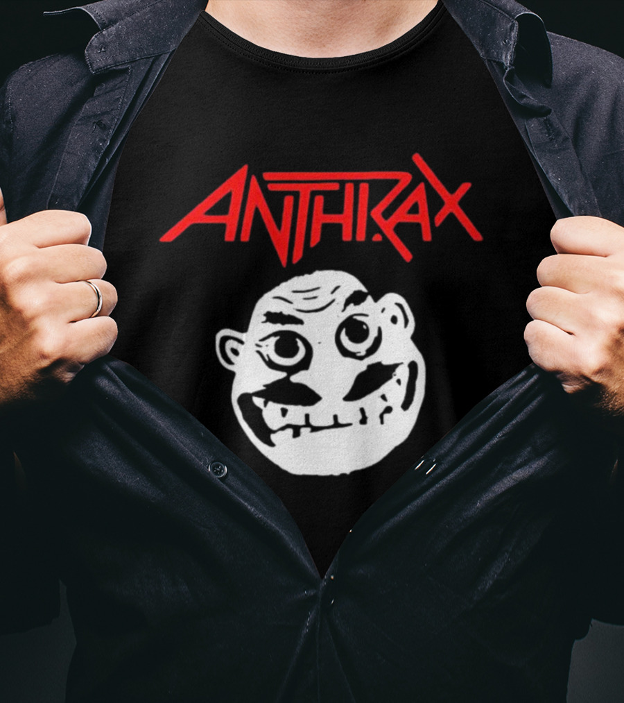 Rare Anthrax Angry Face T-Shirt