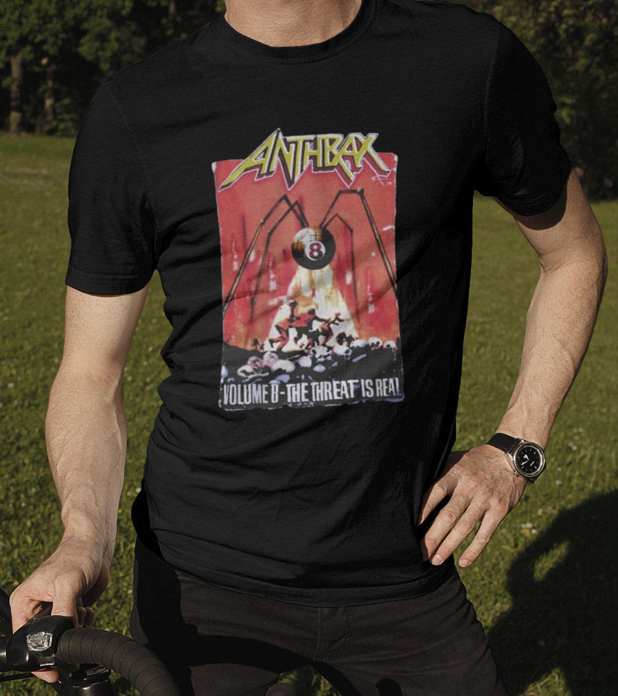 Anthrax Volume 8 The Threat Is Real Rare Vintage T-Shirt