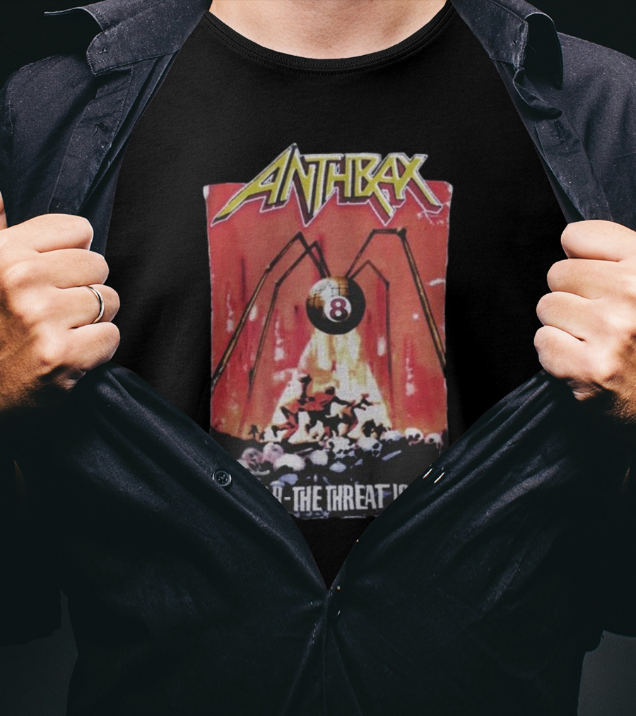 Anthrax Volume 8 The Threat Is Real Rare Vintage T-Shirt