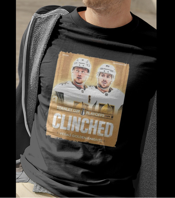 Vegas Golden Knights Clinched Stanley Cup Playoffs T-Shirt