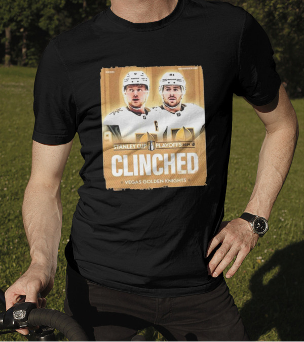 Vegas Golden Knights Clinched Stanley Cup Playoffs T-Shirt