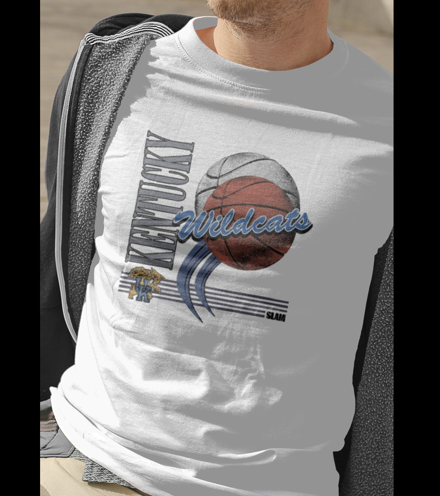 Kentucky Wildcats Basketball Slam Vintage T-Shirt