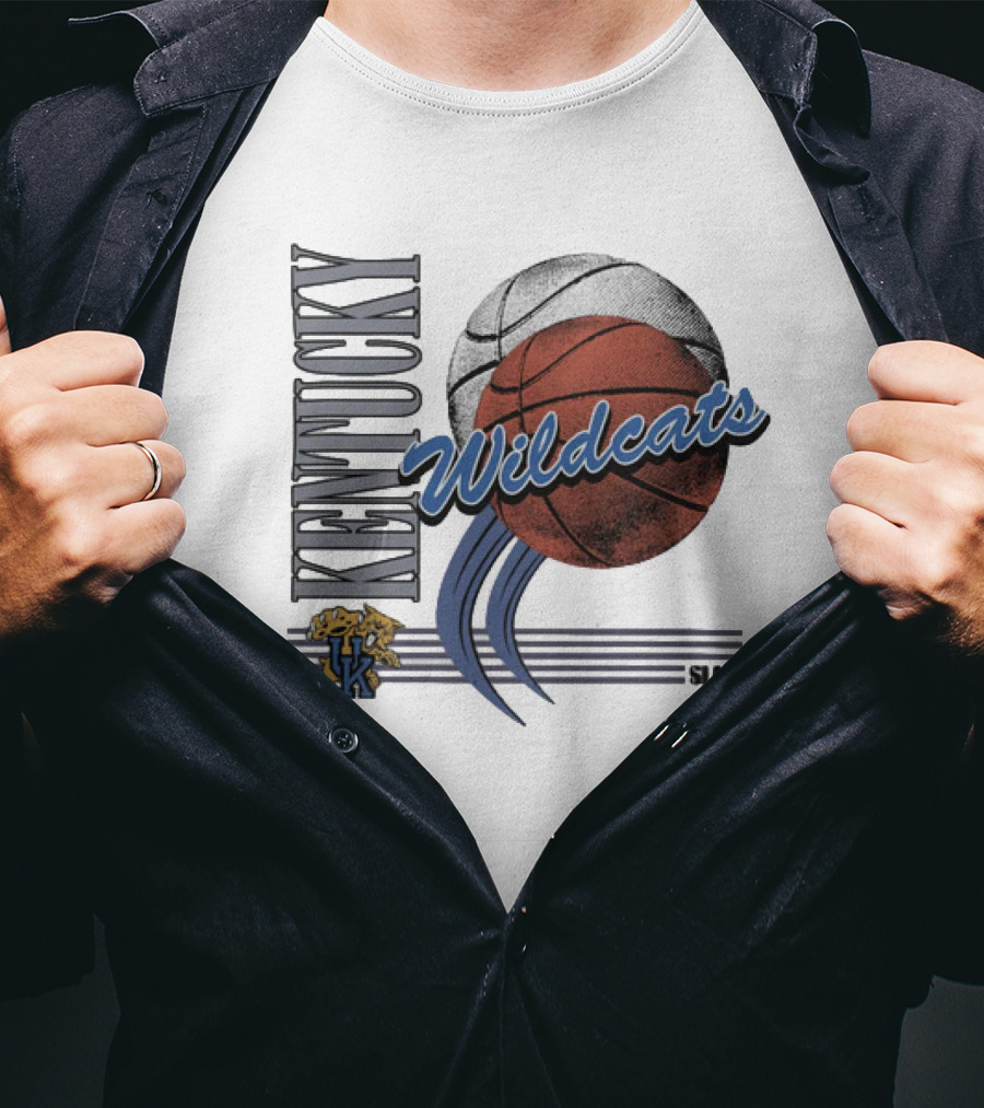 Kentucky Wildcats Basketball Slam Vintage T-Shirt