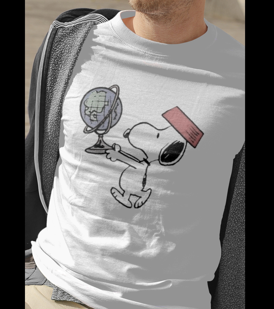 Snoopy Earth Day Take Care Of The Planet T-Shirt