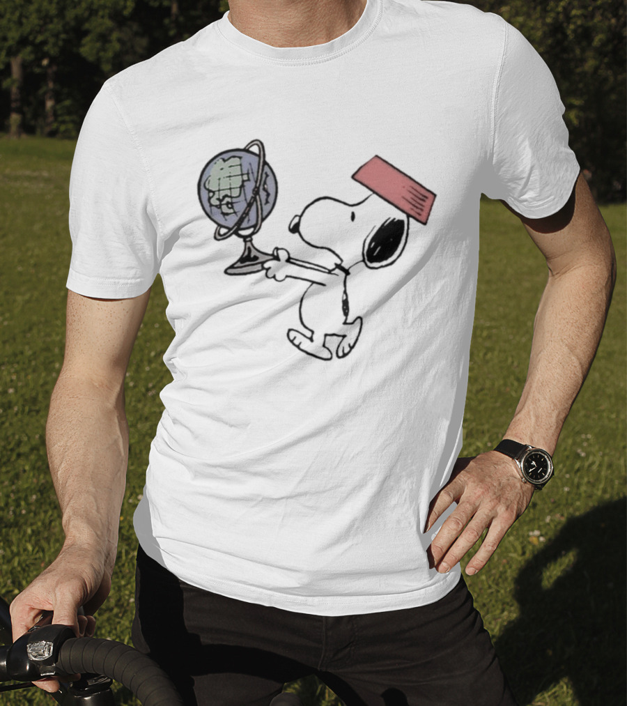 Snoopy Earth Day Take Care Of The Planet T-Shirt