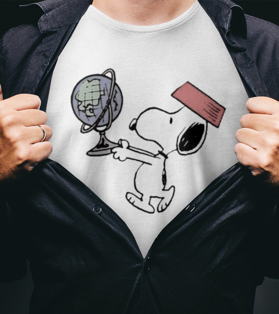 Snoopy Earth Day Take Care Of The Planet T-Shirt