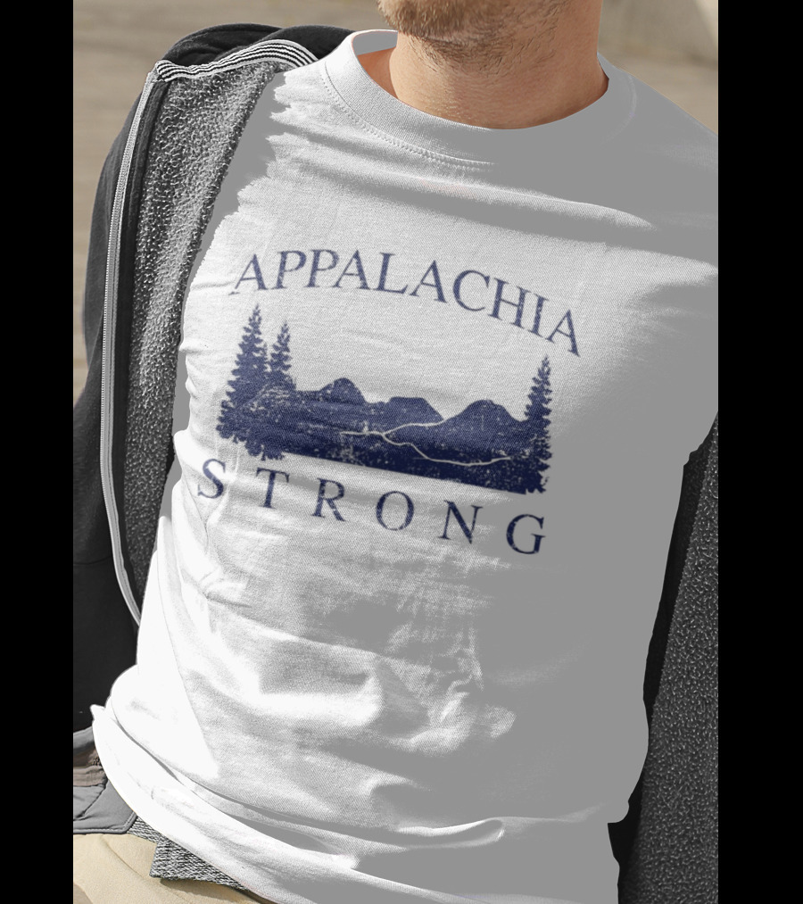 Appalachia Mountain Strong Rugged Treeline T-Shirt