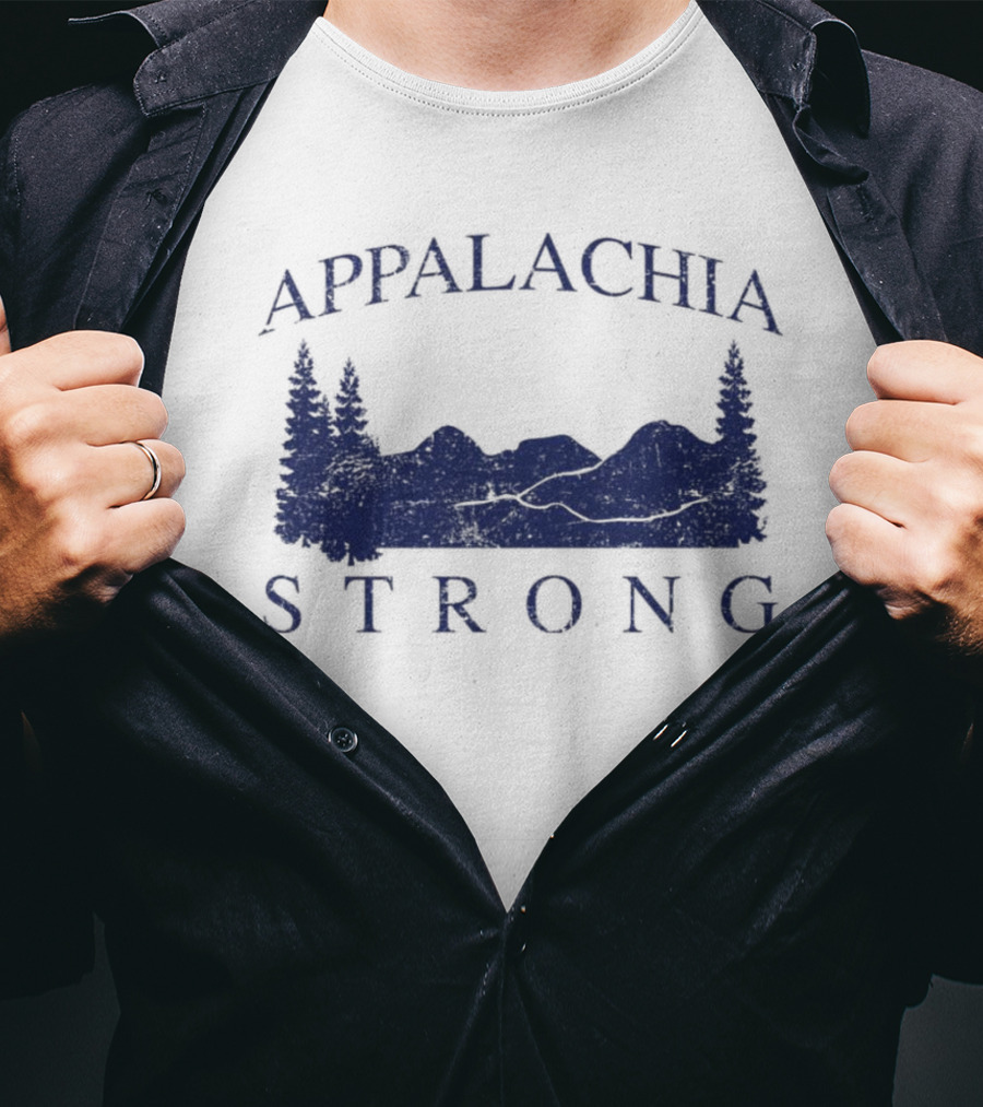 Appalachia Mountain Strong Rugged Treeline T-Shirt