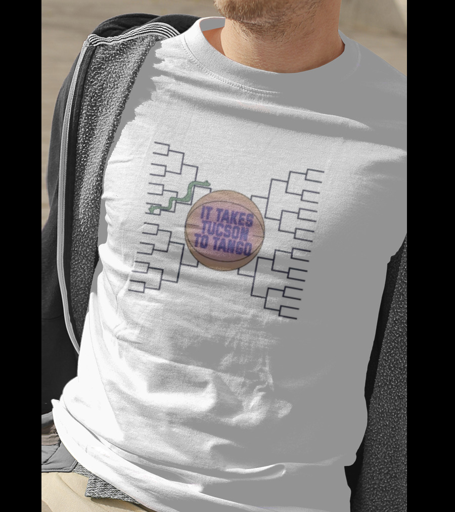 Arizona Wildcats Basketball It Takes Tucson To Tango March Madness Bracket T-Shirt
