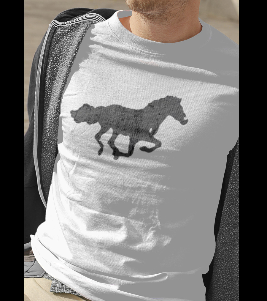 Vintage Horse Print T-Shirt